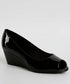 ⚜️Peep Toe Anabela Beira Rio🟣